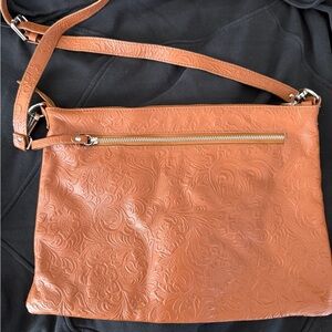 Vintage Leather Antonio Cristiano Embossed bag